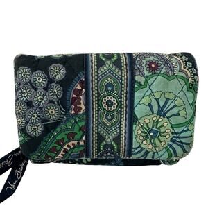 Vera Bradley Blue Rhapsody Taxi Wallet Compact Cotton Wallet For Crafts/Repairs
